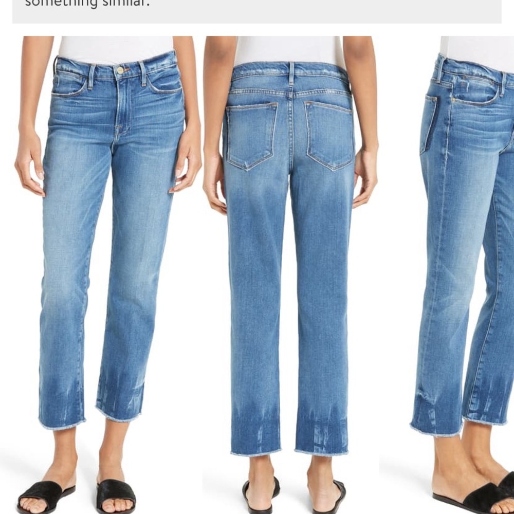 Frame Le High Straight Jeans